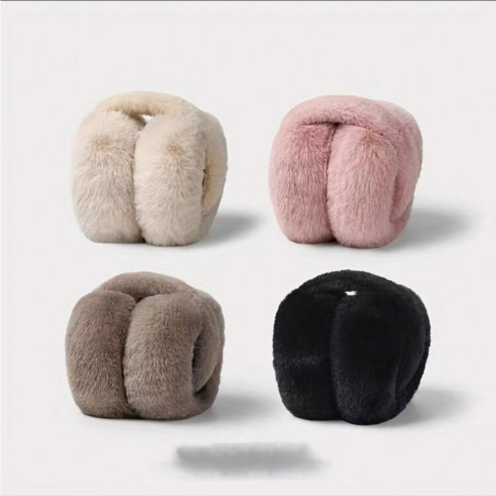 Elegant Black Faux Fur Women's Accessory - Picture 3 of 7